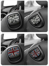 Leather Car Rear Seat Back Handle Decal Cover Protective Sticker For Mini Cooper R56 R55 F56 F57 Interior Decorative Accessories
