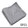 High Grade 2023 New Style Hot sale Silk Handkerchief Black Suit Accessories Solid Men Abraham Lincoln's birthday Pocket Square