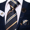 Cravate rose cachemire avec broche en soie, élégante cravate de mariage pour homme, bouton de manchette pratique, mode affaires fête, créateur de cravate haute