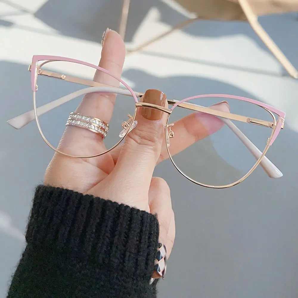 Blue Light Blocking Glasses for Women Fashion Office Optical Spectacle Computer Glasses Blue Ray Blocking Eye Protection Eyewear