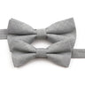 High Quality Mens Solid Color Bowtie Set For Men Children Wedding Party Dinner Accessory Pink Orange Father-son Bow Tie Gift