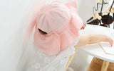 Chapeau de princesse pour bébé fille, grand nœud, casquette d'été pour bébé fille, chapeau de soleil à large bord pour voyage, accessoires pour enfants de 1 à 3 ans