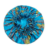 Bonnet de nuit double épaisseur en satin soyeux pour femme, grand bonnet réversible doublé de satin, couvre-chef pour la nuit, accessoires pour cheveux