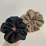 1 chouchou en satin de soie pour femme, accessoire pour cheveux coréens, élastique pour queue de cheval