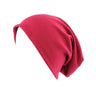 Unisex Men Women Beanie Cotton Night Sleep Cap Bonnet Chemo Hat Headwear Turban Baggy Hair Care Nightcap Pullover Hat Solid Colo