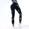 Tie-dye yoga clothing set, sports bra, intimates, yoga pants, non-falling sports tights, peach butt lifting line