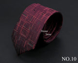 26 Styles Men's Jacquard Novelty Ties Skinny Floral Paisley Striped  Necktie Business Narrow Suit Shirt Daily Wear Accessories