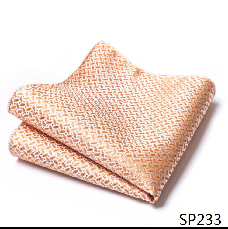 Vangise Brand Newest style  Silk Hanky Man Floral Gray Fit Business lover's day Pocket Square Handkerchiefs