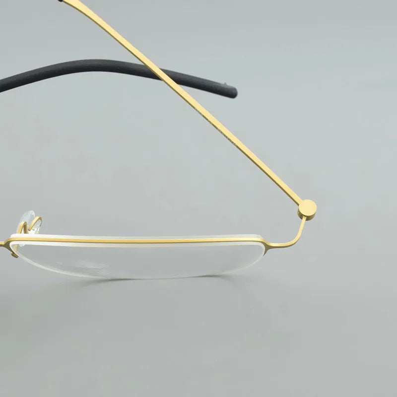 pure Titanium Glasses Frame for Men women 5508 Vintage square Myopia Prescription Eyeglasses Frames 2024 Optical Korean Eyewear