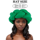 Exaggerated Super Braid Headband Party Head Bands Raw Silk African Turbans for Women Hair bands Headwear Hair Accessories