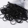 Lot de 50 bandeaux élastiques en caoutchouc pour cheveux, style macaron, très élastiques, durables, pour queue de cheval haute, pour femmes et enfants