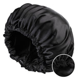 Wholesale Satin Bonnet for Sleeping Silky Bonnet Cap Large Double Layer Reversible Adjustable Sleep Bonnet Used To Hair Care
