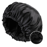 Wholesale Satin Bonnet for Sleeping Silky Bonnet Cap Large Double Layer Reversible Adjustable Sleep Bonnet Used To Hair Care
