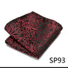 Pocket Square Handkerchief Nice Handmade Woven 100% Silk Hanky Pocket Square Printed  hombre Pink Office Clothing accessories