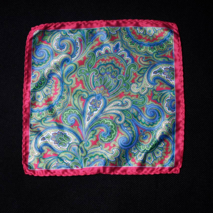 Mouchoir de poche de luxe pour homme, accessoire en soie, mouchoir de poche, foulard de poche, motif cachemire, pois, fête, mariage, bal de promo