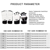 Gants en cuir pour taekwondo, sparring, karaté, protège-chevilles, équipement de protection, boxe, arts martiaux, protège-mains