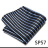 High Grade 2023 New Style Hot sale Silk Handkerchief Black Suit Accessories Solid Men Abraham Lincoln's birthday Pocket Square