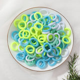 20pcs/lot Girl Elastic Hair Bands Girls Plush Ball Rubber Band for Children Sweets Scrunchie Hair Ties Kids Hair Accessories