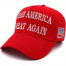 1pc Trump 2024 Make America Great Again Hat Take America Back Hat with USA Flag Embroidery Adjustable Mesh Baseball Cap