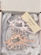 Creativity Unique Colorful Alien Metal Conch Hair Claws for Women Girl Y2K Hollow Headwear Shell Crab Hair Clip Hair Accessories