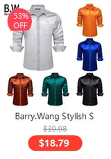 Barry.Wang Nouveauté Soie Hommes Cravate Mouchoir Boutons de Manchette Ensemble Jacquard Animal Dinosaure Chauve-Souris Gravat Cravate Pour Homme Mariage Affaires