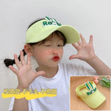 Sport Empty Top Cap Sun Hats for Baby Girls Boys Visor Hat Adjustable Outdoor Cap