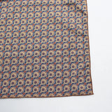 Écharpe carrée en coton pour homme et femme, 60 x 60 cm, style décontracté, motif floral, pour l'automne et l'hiver, idéale pour les fêtes