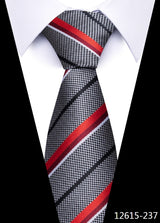 Cravate pour homme, nouveau design, vente en usine, offre spéciale, 7,5 cm, cravate, chemise à carreaux jaune, accessoires pour homme, anniversaire d'Abraham Lincoln