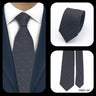 Cravates élégantes à pois pour hommes LYL 7 cm, cravate de luxe avec imprimé géométrique, cadeau pour invités, accessoires de festival pour gentleman