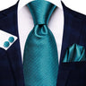 Cravates pour hommes 2023, nouvelle mode pour hommes, 8,5 cm, pochette, boutons de manchette, accessoires de mariage, créateur de cravates Hi-Tie, vente en gros