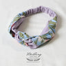Clearance Fresh Colorful Turban Headbands Women Spring Summer Chiffon Headband Head Wrap Wide Lattice Hairband Hair Accessories