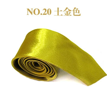 Mans Accessories Slim Skinny Tie for Men Jacquard Woven Solid Champagne Orange Red Purple Blue Ties Wedding Necktie corbatas par