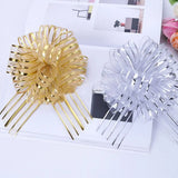 Lot de 5 grands nœuds à tirer pour décoration de voiture de mariage, d'anniversaire, de fête d'Halloween ou de Noël