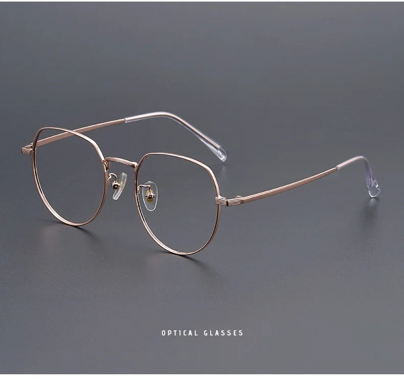 DIEDIESEE New Anti Blue Light Men's And Women's Titanium Frame Can Be Paired With Myopia Optical Prescription Glasses Frame 1901