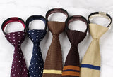 Cravates de mariage pour hommes, mode, cravates noires, chemises blanches, cravates à col, cadeaux, fermeture éclair, cravate en tricot pour hommes, vêtements, accessoires