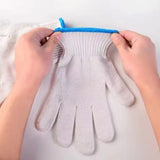 Lot de 12 paires de gants de travail résistants à l'usure pour femmes et hommes, en fil de coton, antidérapants, en tricot, pour la protection du travail et le jardinage