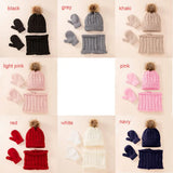 Ensemble bonnet, écharpe et gants chauds pour l'hiver pour enfants de 0 à 3 ans