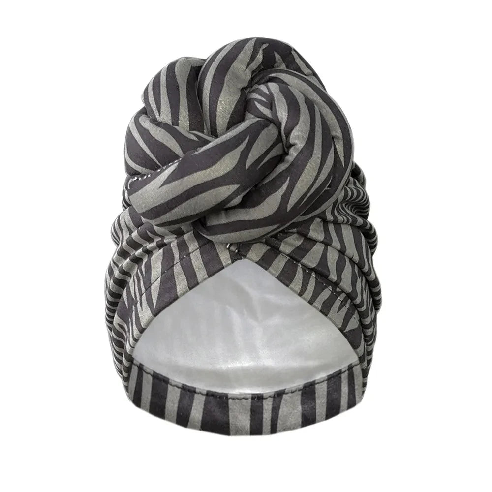 New African Turban for Women Large Flower Stretch Turban Headwrap Beanie Hat Ladies Turbante Mujer Bandanas Chemo Cap Head Cover