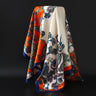 90*90cm Silk Scarf Women Print Hair Neck Square Office Ladies Shawl Bandanna Muslim Hijab Handkerchief Muffler Foulard female