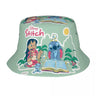 Unisex Kawaii Bucket Hats Funny Stitch Cartoon Accessories Bob Hat For Beach Headwear Lightweight
