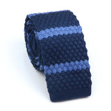 Cravate en tricot pour homme, tendance, fine, rayée, tissée, tricotée, colorée, chaude, design, idée cadeau