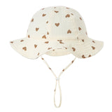 Baby Boy Girl Summer Bucket Hat Soft Cotton Panama for Kids Infant Toddler Cap Outdoor Beach Sun Caps Baby Fisherman Hats