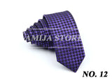 Cravates fines pour hommes et femmes, cravate fine à rayures, motif cachemire, 5 cm, tenue décontractée pour fête, mariage, col étroit, accessoire masculin