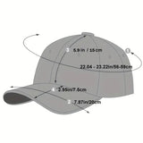 1pc Fashion Breathable Solid Color Baseball Cap Perfect for Outdoor Activities - Ideal Choice for Friends and Family