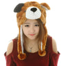 Winter Warmer Plush Soft Moving Ears Hat Animal Hat Headgear Ears Airbag Cap Ear Protection Earmuff Funny Toys Neck Warmer
