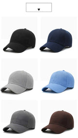 Casquette unisexe décontractée, unie, ajustable, à rabat, style hip-hop, pour homme et femme