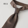Cravate en polyester jacquard 8 cm, style décontracté, rouge et marron, pour homme, accessoire de costume, de fête, de mariage ou de banquet