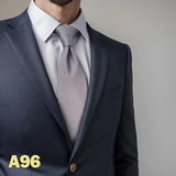 Cravates classiques jaunes et marron pour hommes, tenue de soirée, mariage, école, livraison directe