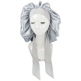New Satin Hair Cap For Sleeping Invisible Flat Imitation Silk Round Haircare Women Headwear Ceremony Adjusting Button Night Hat