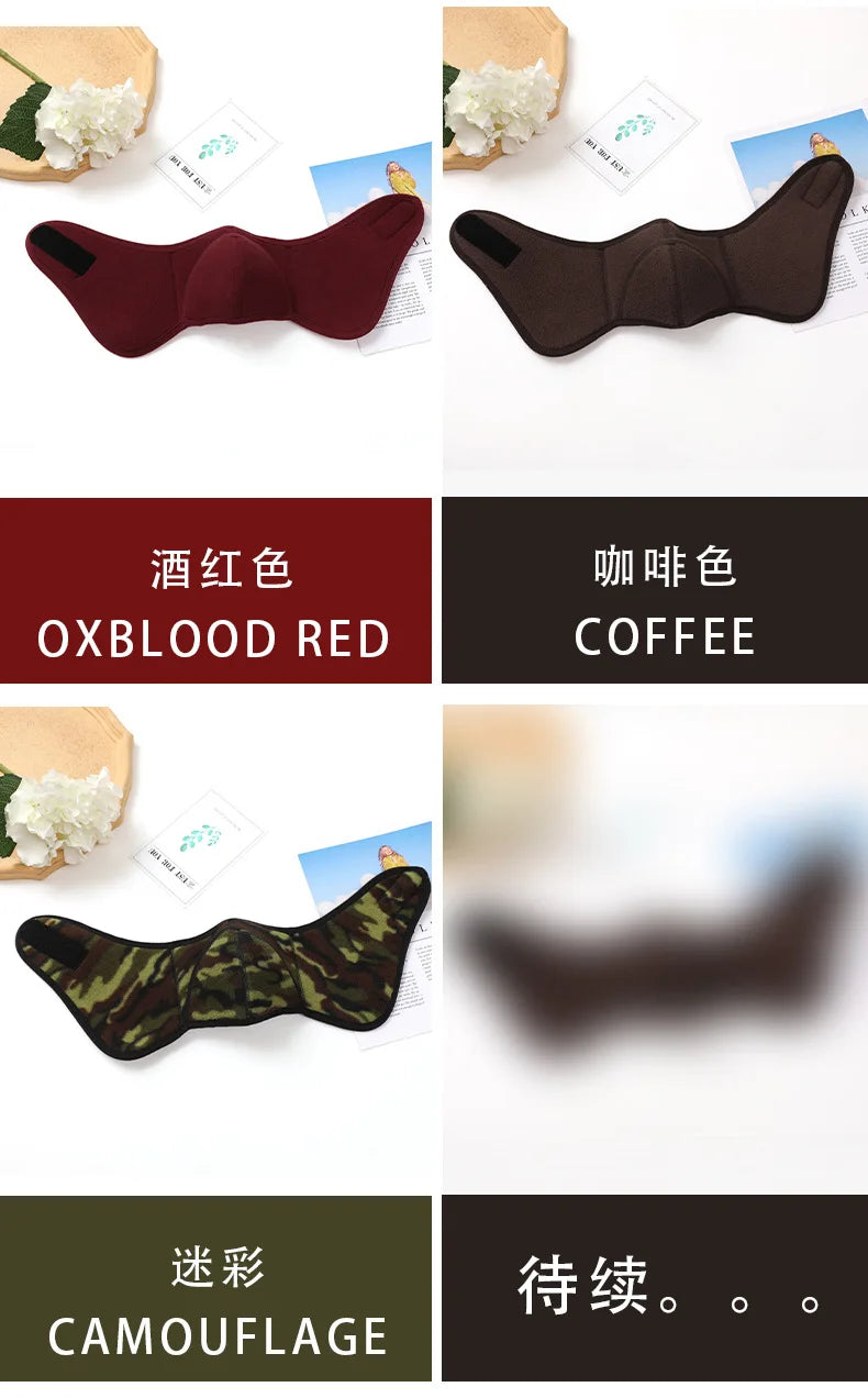 Winter Cold Warm Masks Ear Masks Full Package Thickened Shaking Grain Velvet Dust Mask For Men And Women